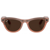 Умные очки Ray-Ban Meta* Skyler Gen 2 Shiny Peach, Фотохромные линзы Clear to Brown Transitions (RW4014)